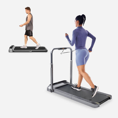 Walkora R2 – Tapis de Course Pliable 2-en-1 Marche & Course | 12 km/h